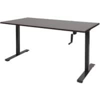 Schaffenburg Dextro Slinger Zit-sta-bureau Rechthoekig Eiken T-Voet 1.800 (B) x 800 (D) x 705 (H) mm Melamine