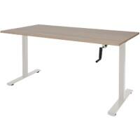 Schaffenburg Dextro Slinger Zit-sta-bureau Rechthoekig Kersen T-Voet 1.800 (B) x 900 (D) x 705 (H) mm Melamine