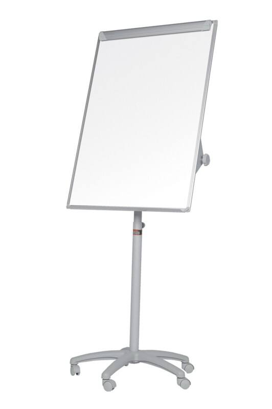 Bi-Office Classic Mobiele flipchart met uitschuifbare armen A1 Vrijstaand Staal 70 (B) x 100 (H) cm Grijs