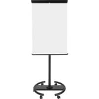 Chevalet mobile Bi-Office EA4806156 Convertible Blanc, noir Page blanche, magnétique Pour blocs Euro et A1 5 Roulettes et auget pour stylos