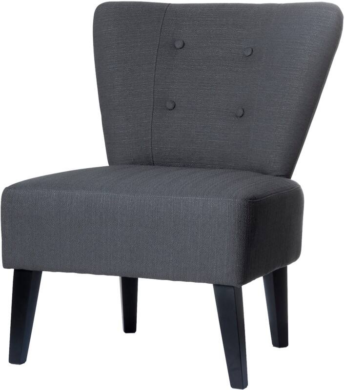 Siège de réception meet powered by PAPERFLOW Tissu Sans accoudoirs Noir Brighton