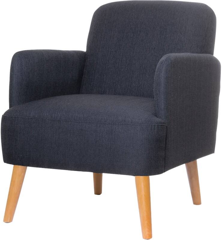 Siège de réception meet powered by PAPERFLOW Tissu Accoudoirs fixes Anthracite Brooks