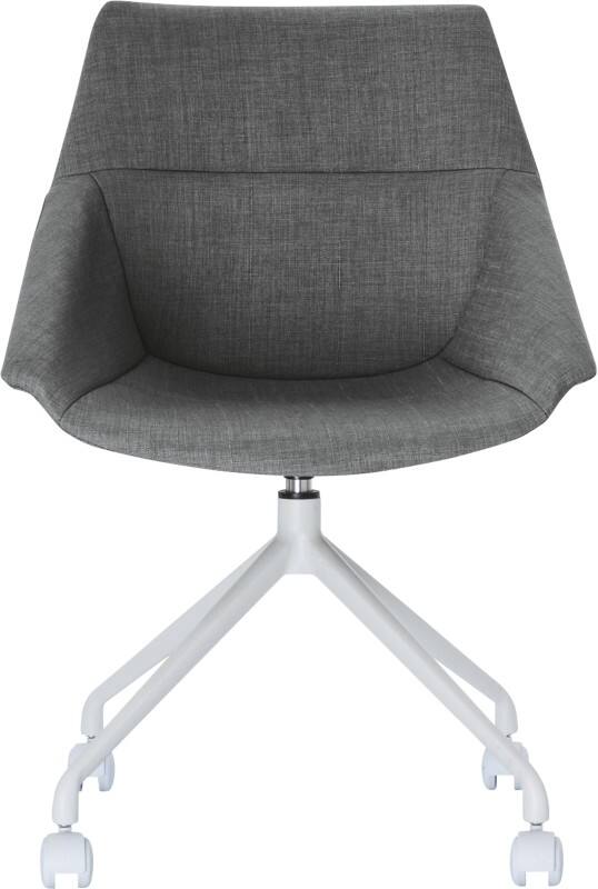 Chaises visiteur meet powered by PAPERFLOW Tissu Accoudoirs fixes Noir LUGE 555 x 580 x 840 mm 2 Unités