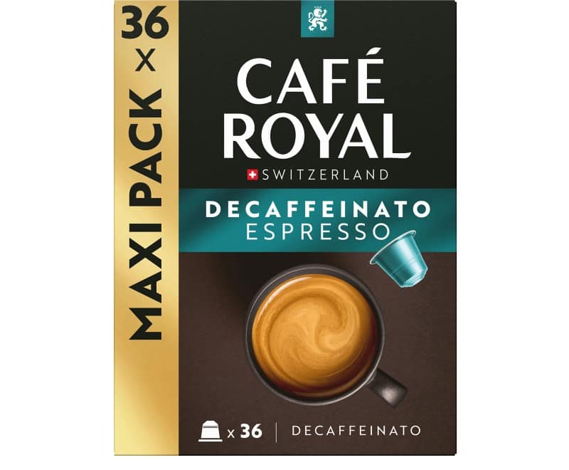 Café Décaféiné CAFÉ ROYAL Capsules Espresso décaféiné 36 Unités de 5.2 g