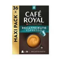 Café Décaféiné CAFÉ ROYAL Capsules Espresso décaféiné 36 Unités de 5.2 g