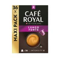 Capsules de café CAFÉ ROYAL Capsules Lungo forte 36 Unités de 5,2 g