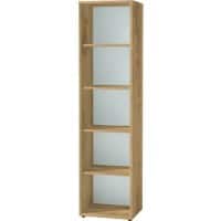 Étagère GERMANIA 4205-242NL Chêne navarra, blanc 500 x 370 x 1960 mm
