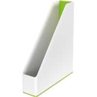 Porte-revues Leitz WOW Dual A4 Blanc, vert 7,3 x 27,2 x 31,8 cm