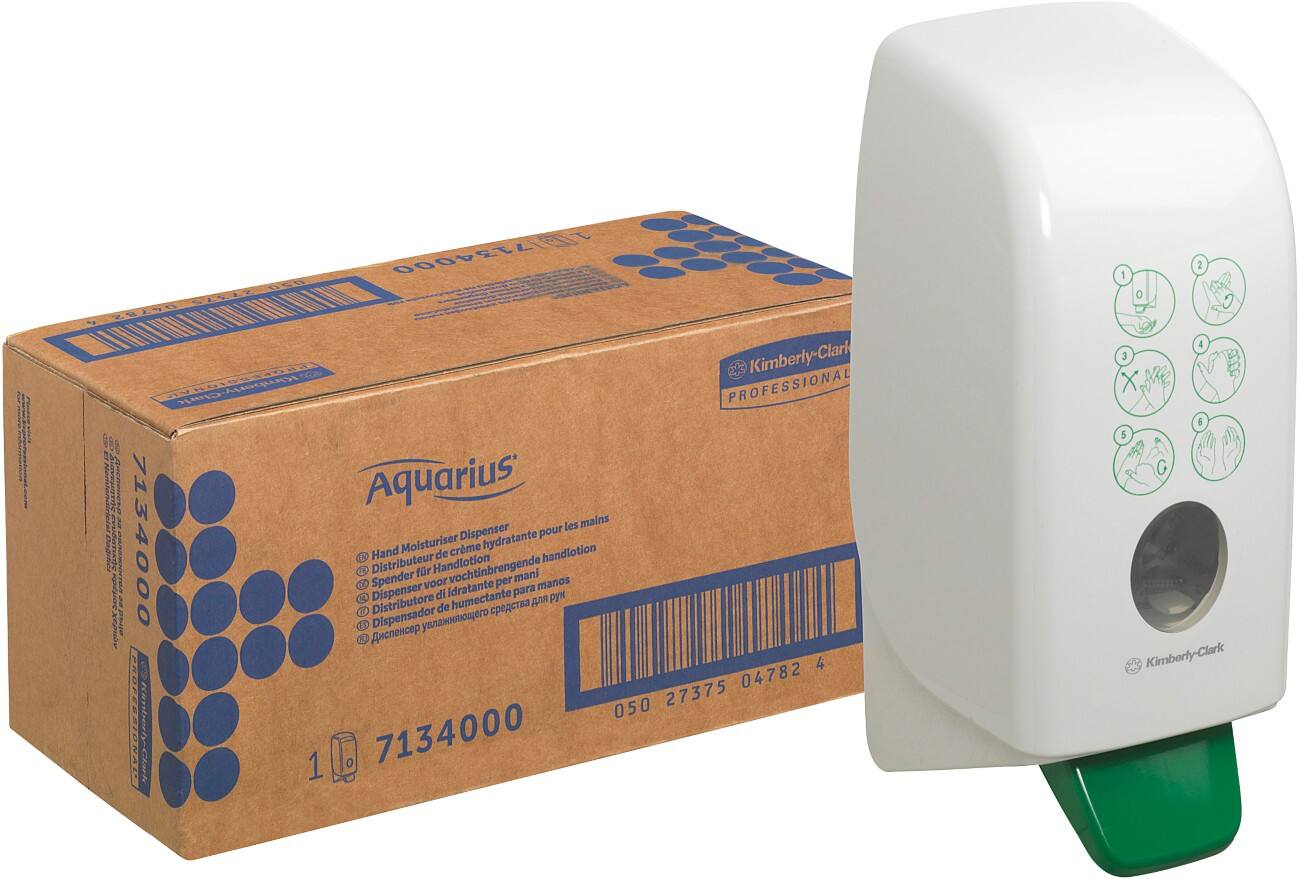 AQUARIUS dispenser voor handcreme muurbevestiging 7134 Wit