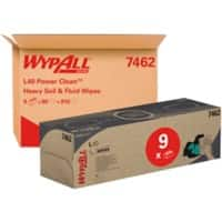 Chiffons WYPALL L40 3 épaisseurs Blanc 9 Boîtes de 90 Feuilles