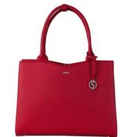 SOCHA Dames Laptoptas Kersenrood Midi 13.3 " Kunstleder Rood 36 x 12 x 29 cm