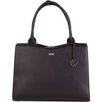 Sac femme pour ordinateur portable SOCHA Deep Black Midi 13.3 " Cuir synthétique Noir 36 x 12 x 29 cm