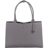 Sac femme pour ordinateur portable SOCHA Straight Line Mud 15.6 " Cuir synthétique Gris clair 42 x 13 x 31,5 cm