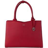 SOCHA Dames Laptoptas Straight Line Rood 15.6 " Kunstleder Rood 42 x 13 x 31,5 cm