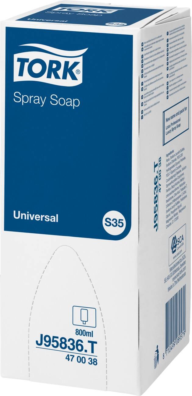 Recharge de savon liquide Tork S35 Universal Parfumé 800 ml