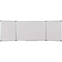 Tableau blanc pliant Bi-Office Earth Magnétique Acier Laqué Double 90 (L) x 60 (H) cm