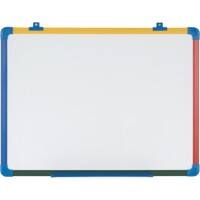 Tableau blanc Bi-Office Schoolmate Magnétique Acier laqué Double 90 x 60 cm (l x h)