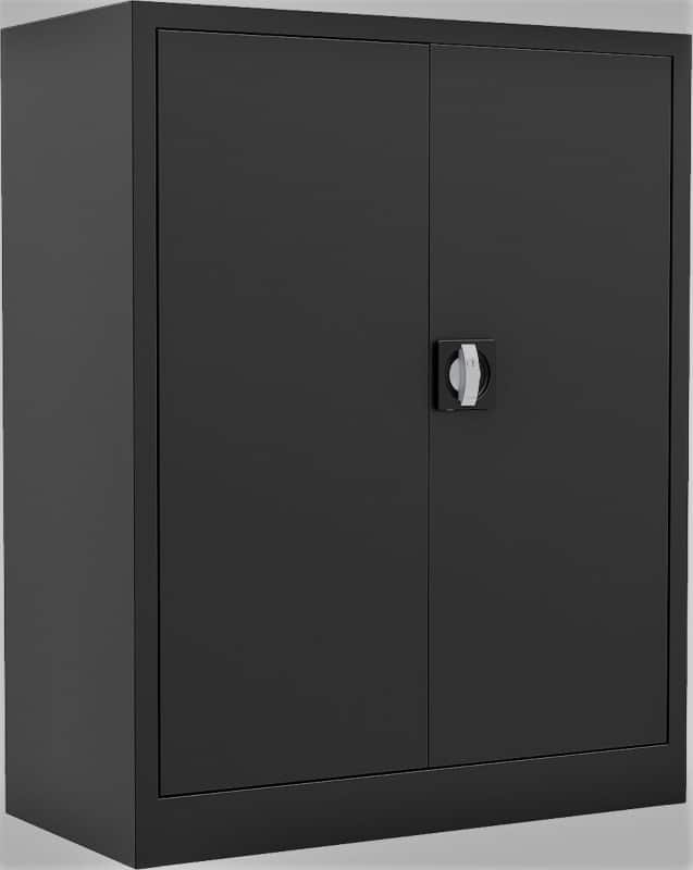 Armoire à portes battantes CH100 Anthracite 800 x 380 x 1000 mm