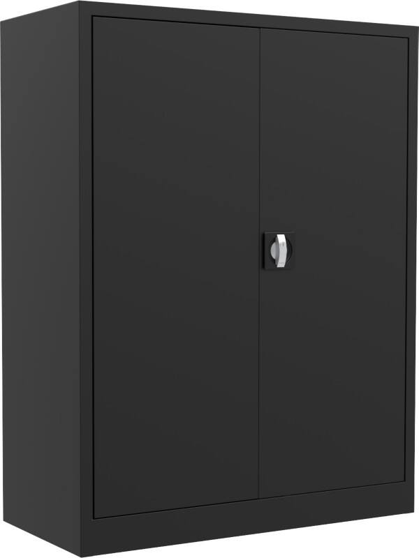 Armoire à portes battantes CH120 Noir 920 x 420 x 1200 mm