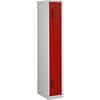 Vestiaire NH 180-1.1 Gris, rouge 1 Porte 1 colonne Serrure cylindre