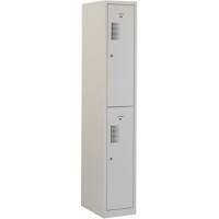 Vestiaire NH 180-1.2 Gris 2 Portes 1 colonnes Serrure cylindre