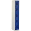 Casier NH 180-1.5 Gris, bleu Serrure à cylindre