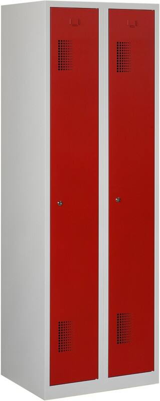 Garderobekast NH 180-2.2 Grijs, rood ceha nh18022c70353000