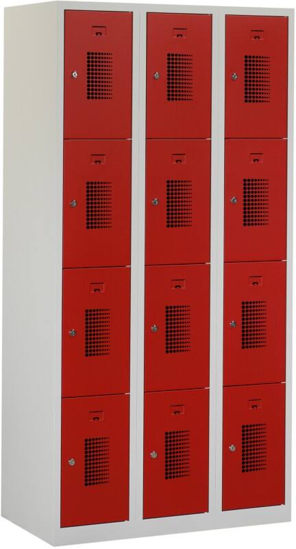Locker NH 180-3.12 Grijs, rood ceha nh180312v7035300