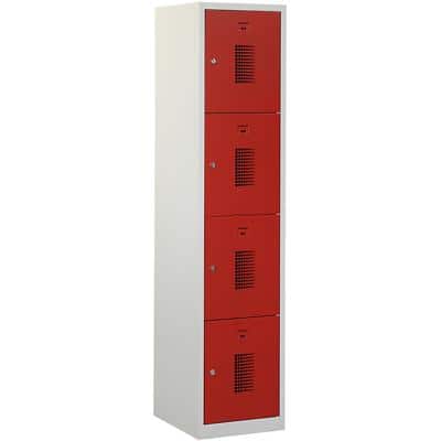 Locker NHT 180-1.4 Grijs, rood nht 180-1.4 ceha nht18014c7035300