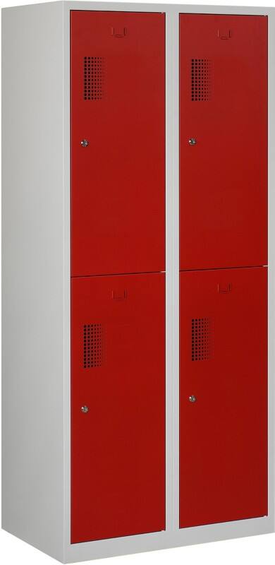 Garderobekast NHT 180-2.4 Grijs, rood 180-ceha nht18024v70353000