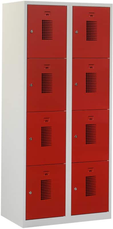 Locker Grijs, rood ceha nht18028v7035300