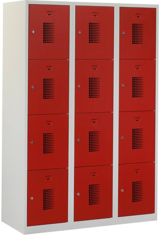 Locker Grijs, rood ceha nht180312v7035300