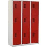 Locker NHT 180-3.9 Grijs, rood nht 180-3.9 ceha nht18039c7035300