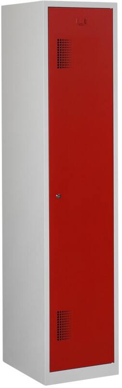 Garderobekast NHTD 180-1.1 Grijs, rood 180-ceha nhtd18011c70353000