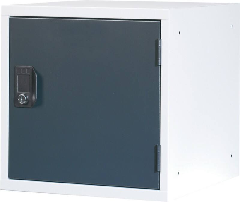 Ceha Metaal Kluisje 1 Deur Cilinderslot 380 x 380 x 380 mm Grijs, zwart