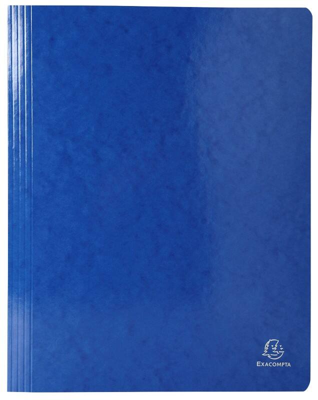 Exacompta Snelhechtermappen 380807B Donkerblauw Geplastificeerd karton 24 x 32 cm 25 Stuks