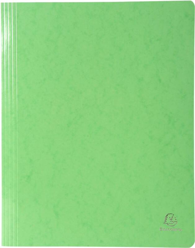 Exacompta Snelhechtermappen 380805B Groen Geplastificeerd karton 24 x 32 cm 25 Stuks
