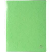 Fardes à lamelle Exacompta 380805B Carte lustrée pelliculée Vert 25 Unités
