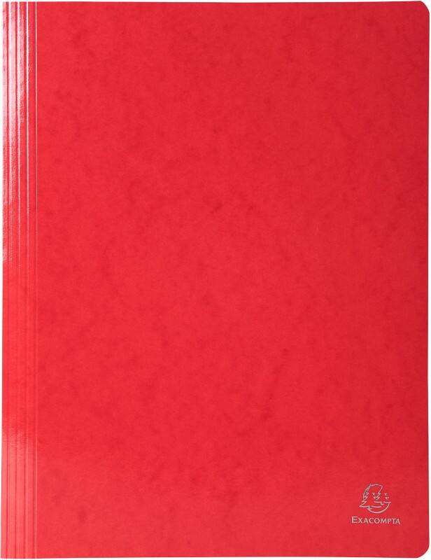 Exacompta Snelhechtermappen 380803B Rood Geplastificeerd karton 24 x 32 cm 25 Stuks