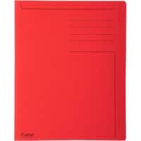 Exacompta Forever Farde à bord décalé A4 Rouge Manille Recyclé 100% 280 g/m² 100 Unités