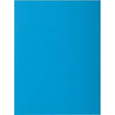 Exacompta Rock''s Farde à bord décalé A4 Bleu Carton 210 g/m² 100 Unités