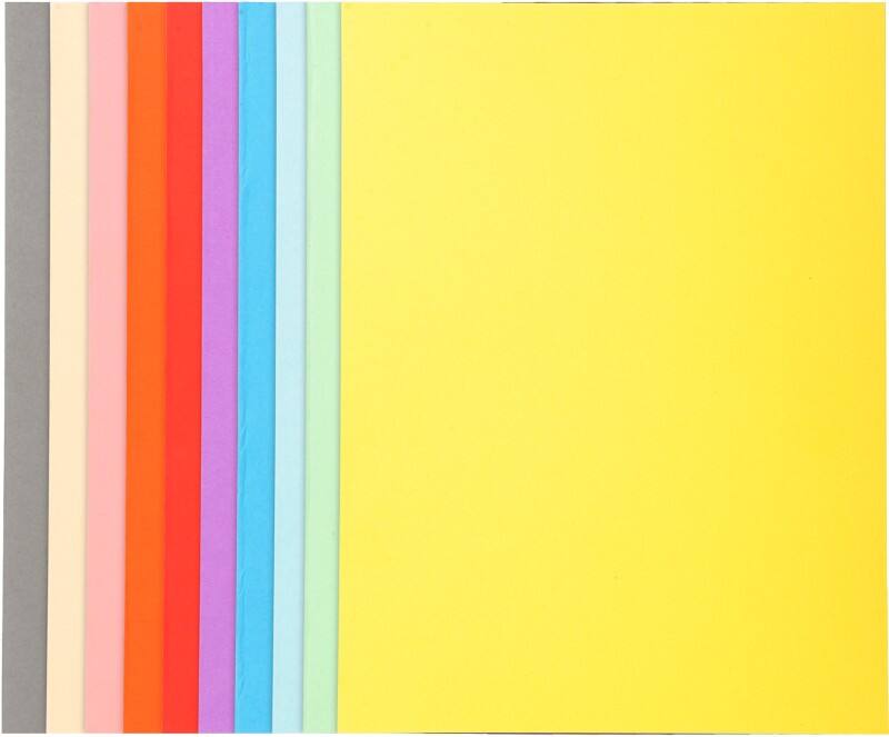 Exacompta Forever Farde à bord décalé A4 Assortiment Manille Recyclé 100% 170 g/m² 500 Unités