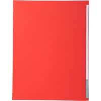 Exacompta Forever Farde à bord décalé A4 Rouge Manille Recyclé 100% 170 g/m² 500 Unités
