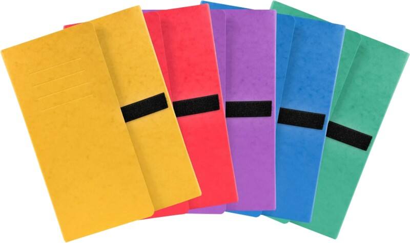 Farde extensible Exacompta 740E A4 Carton 24 (l) x 32 (H) cm Assortiment 10 Unités