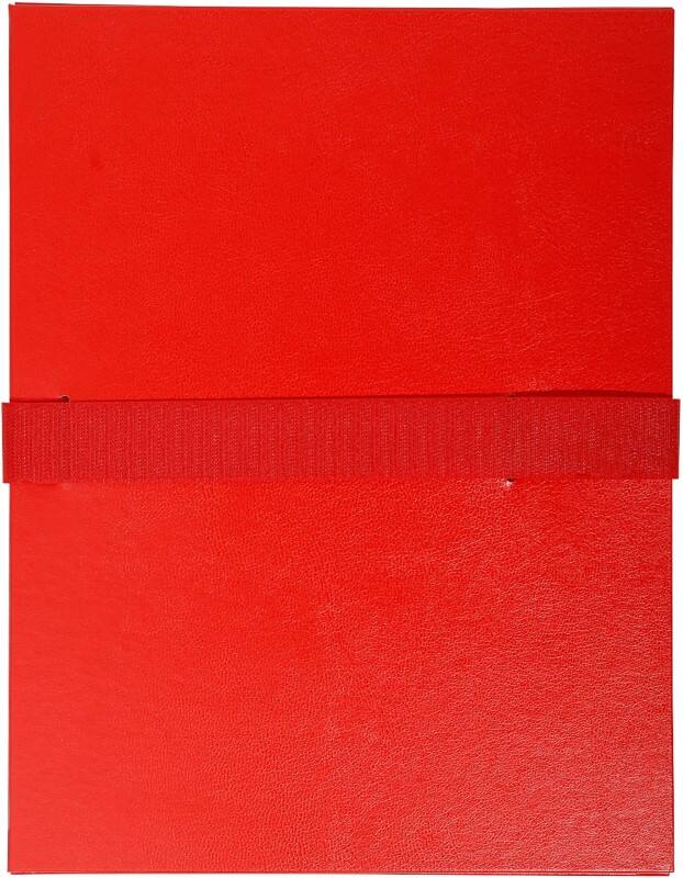 Fardes extensibles Exacompta 2645E A4 Rouge Balacron, Carton 24 x 32 cm 10 Unités