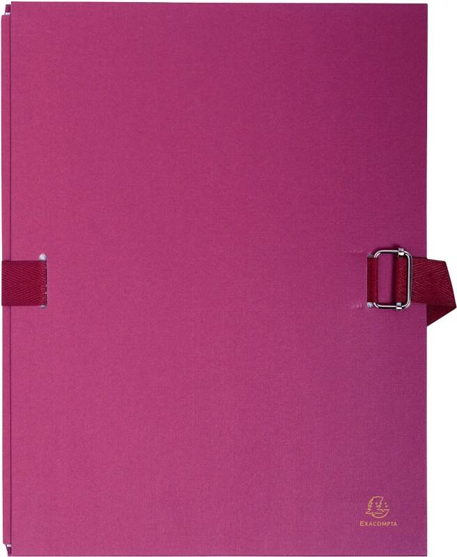 Fardes extensibles Exacompta 223279E A4 Bordeaux Carton 24 x 32 cm 10 Unités