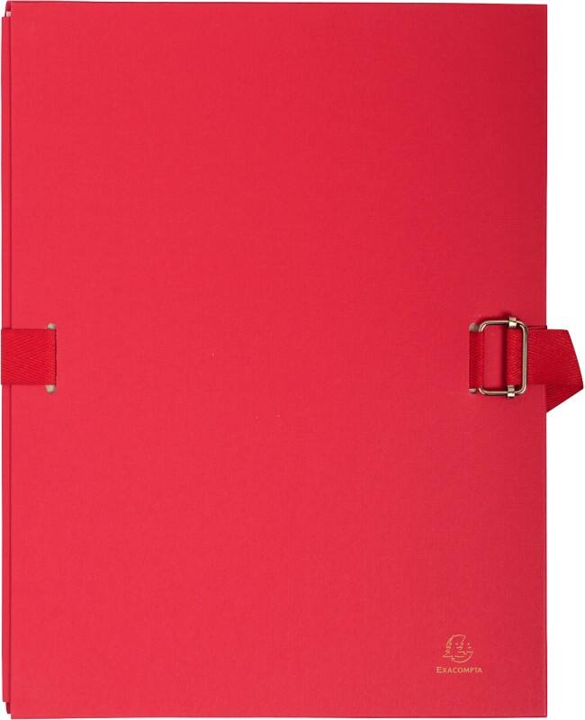 Exacompta Sorteermappen 223275E Rood Geplastificeerd karton 24 x 32 cm 10 Stuks