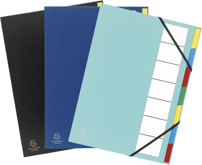 Exacompta Sorteermappen 55320E Kleurenassortiment Polypropyleen 23,5 x 33,5 cm 6 Stuks