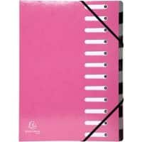 Fardes extensibles Exacompta Harmonika 53928E A4 Rose Carton 24,5 x 32 cm 6 Unités