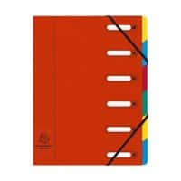 Fardes extensibles Exacompta Harmonika 55065E A4 Rouge Carton 24 x 32 cm 8 Unités